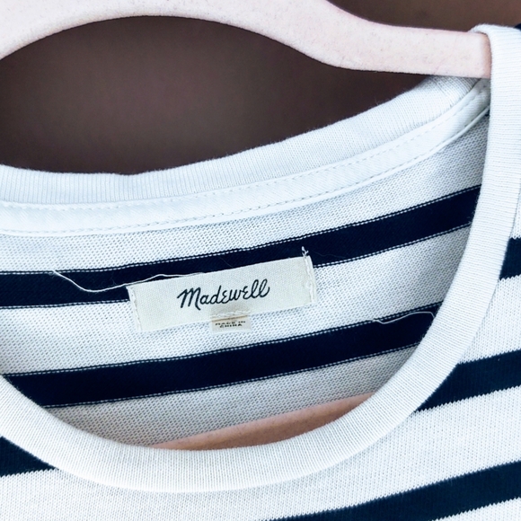 Madewell Striped Back Tie Tee Sizes XSmall - Picture 3 of 4